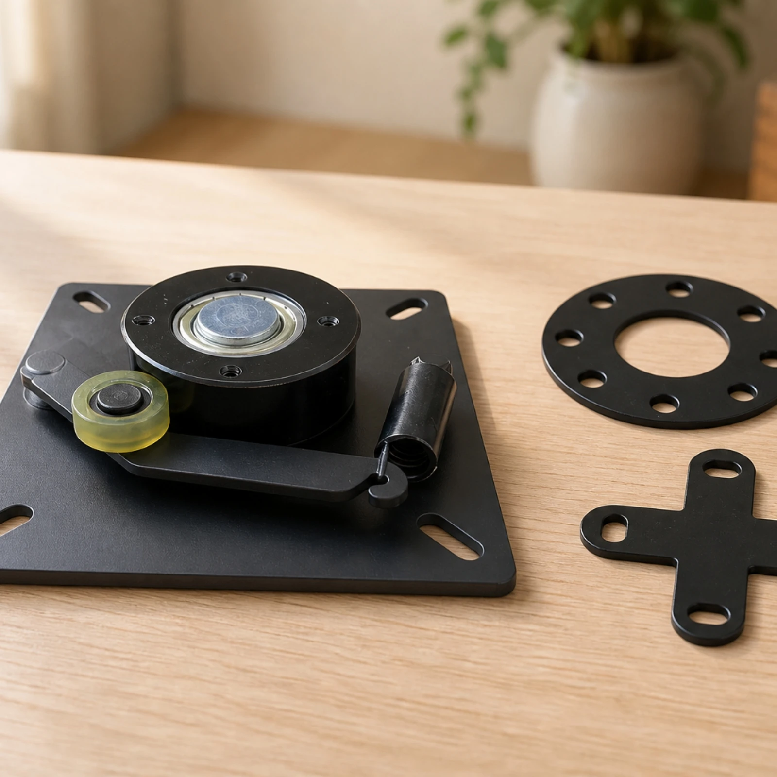 Swivel Chair Base with Mounting Plate Universal Swivel Chair Base with Mount Plate Smooth-Rotating Long-Lasting for DIYers