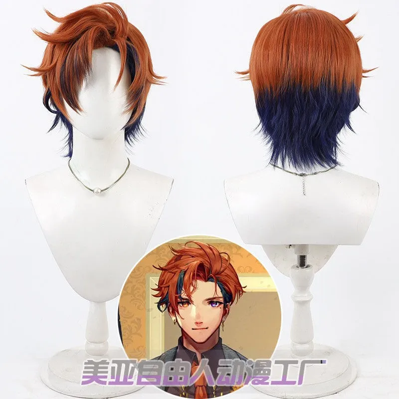 Anime Hololive Yukoku Roberu Cosplay wig gradient spiky teased roots Halloween gift