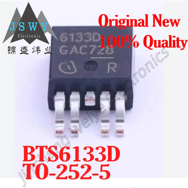 

(2/10pcs) BTS6133D TO-252-5 6133D/Intelligent High Side Power Switch Chip/Original Stock Electronics