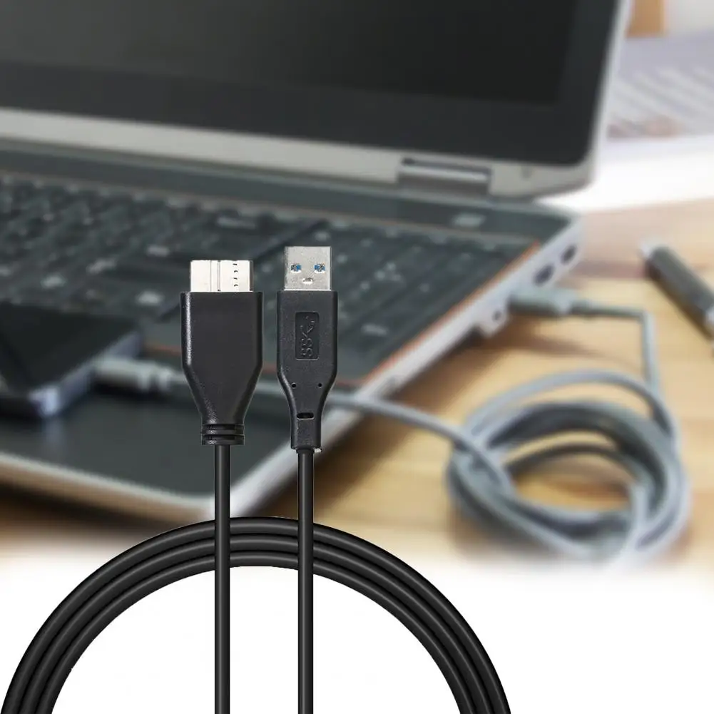 Hard Disk Drive Data Cable Useful Extension Cable Hard Disk Drive Data Cord USB 3.0 A Male to Micro B Power Cable