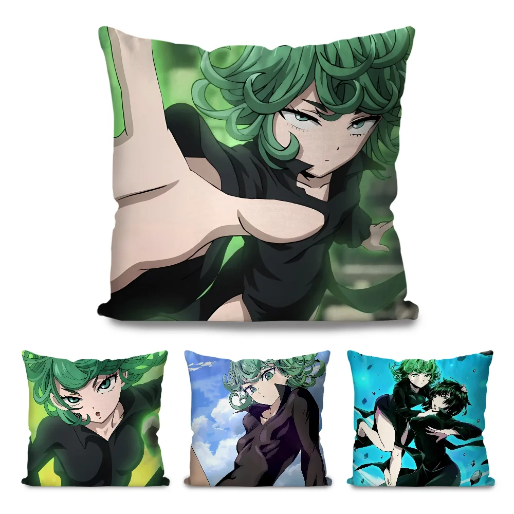 Senritsu no Tatsumaki anime One Punch Man Pillow Case Square Pillow BedroomSofaLeisureComfortCarLivingRoom Home Decoration 40X40