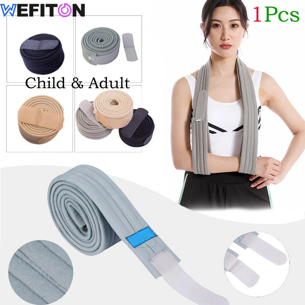 1Pcs Arm Sling - Adjustable Lightweight Comfortable Shoulder Immobilizers Arm Sling Shoulder Support for Injured Arm Hands Elbow