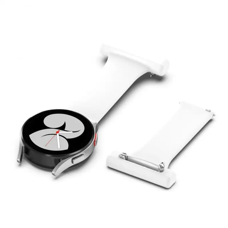 Correa de silicona Universal para reloj inteligente, 20mm, Pin de enfermera, pulsera para Honor, Ticwatch, Accesorios inteligentes