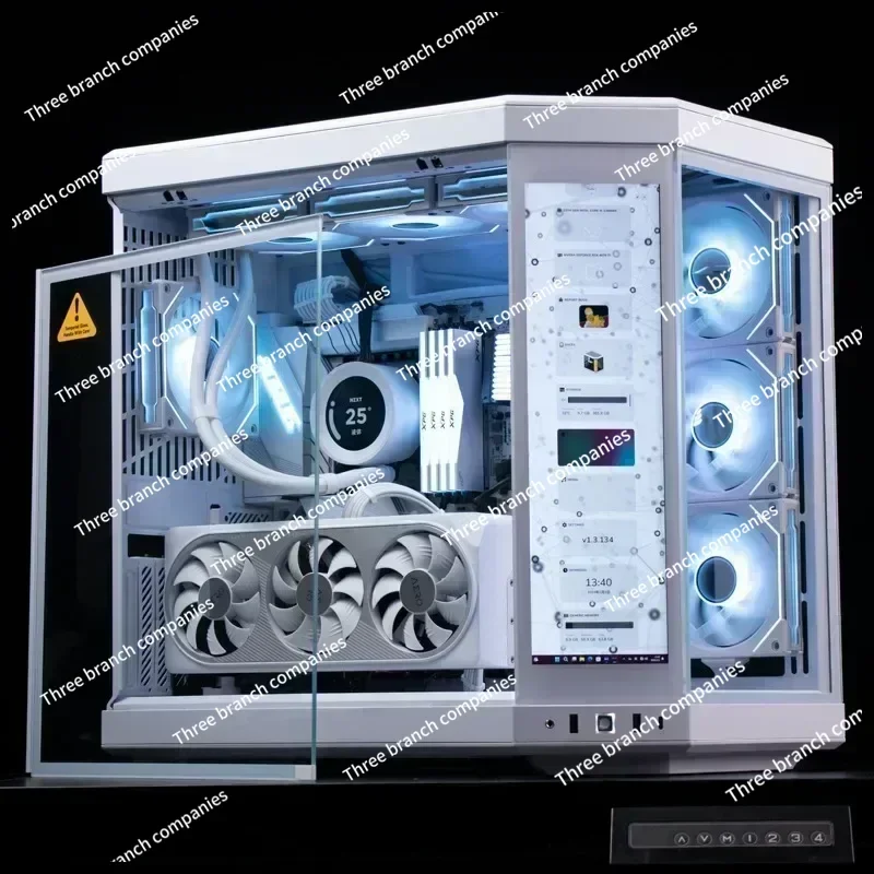 computer case, 280/360 water-cooled panoramic side transparent glass fish tank, computer case Y60 /Y70