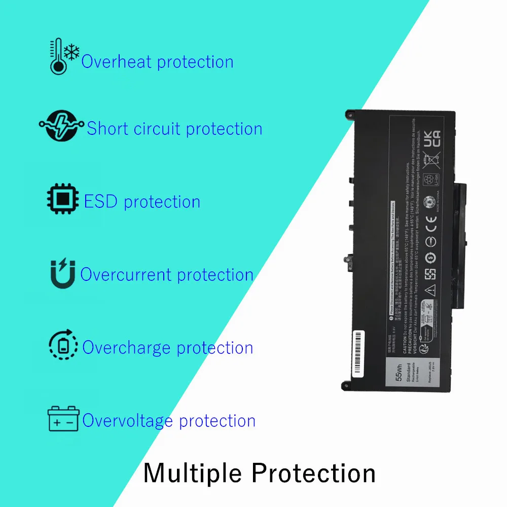 MC34Y 0MC34Y R1V85 Laptop battery For DELL Latitude E7270 E7470 Series J60J5 242WD 1W2Y2 GG4FM WYWJ2 - Image 6
