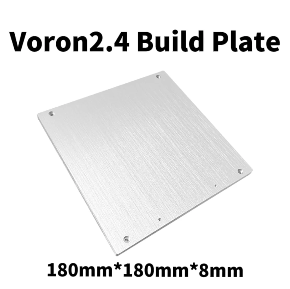 Voron 2.4 Build Plate 180*180*8mm Aluminium Plate Official Recommendation 3D Printer Voron DIY