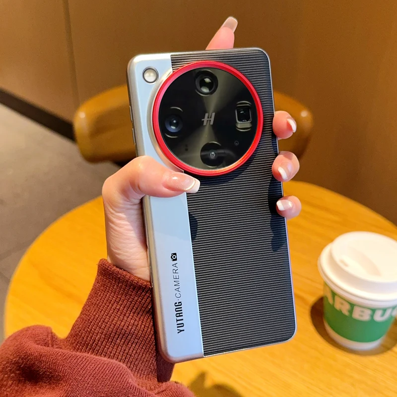 For OPPO Find X8s,X8s Plus,X8 Ultra Case Fashion Textured Stripes PU Leather +Electroplated Frame Camera Protection Cover