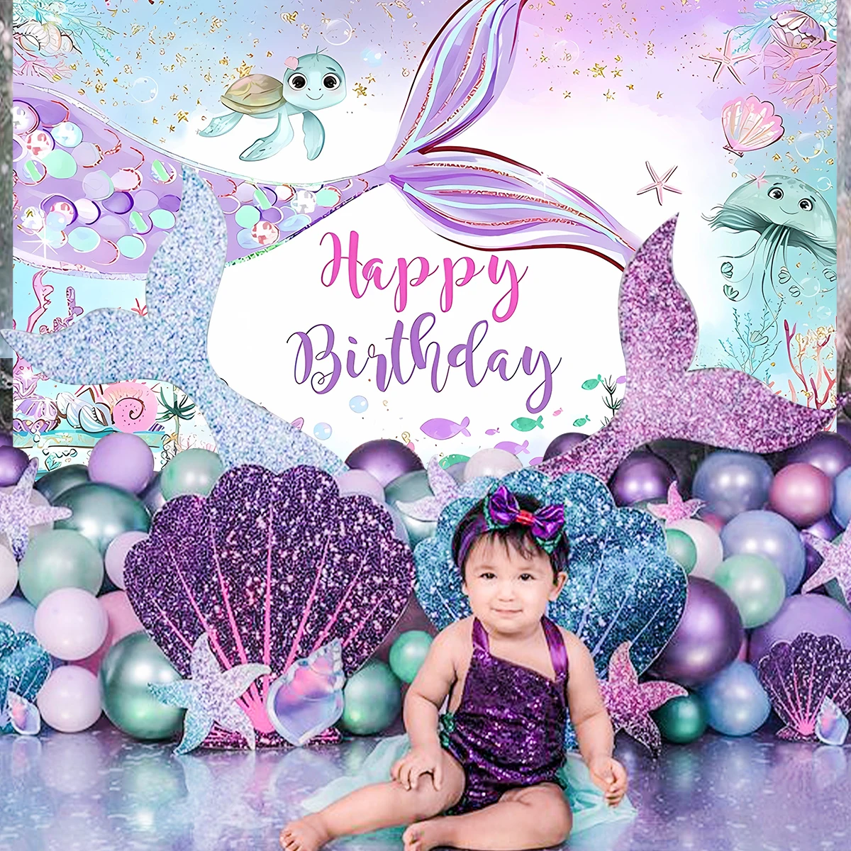 Mermaid Tail Cupcake Stand Under The Sea Little Mermaid Birthday Party Decor Birrhday Party Decor Kids Girls Party Supplies