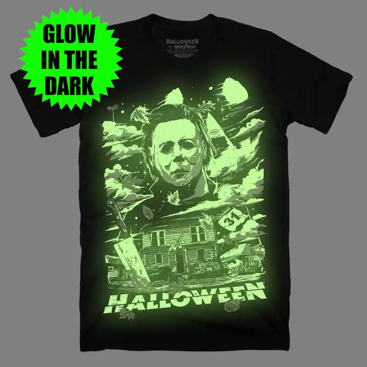 Halloween One Good Scare Glow In The Dark T-Shirt