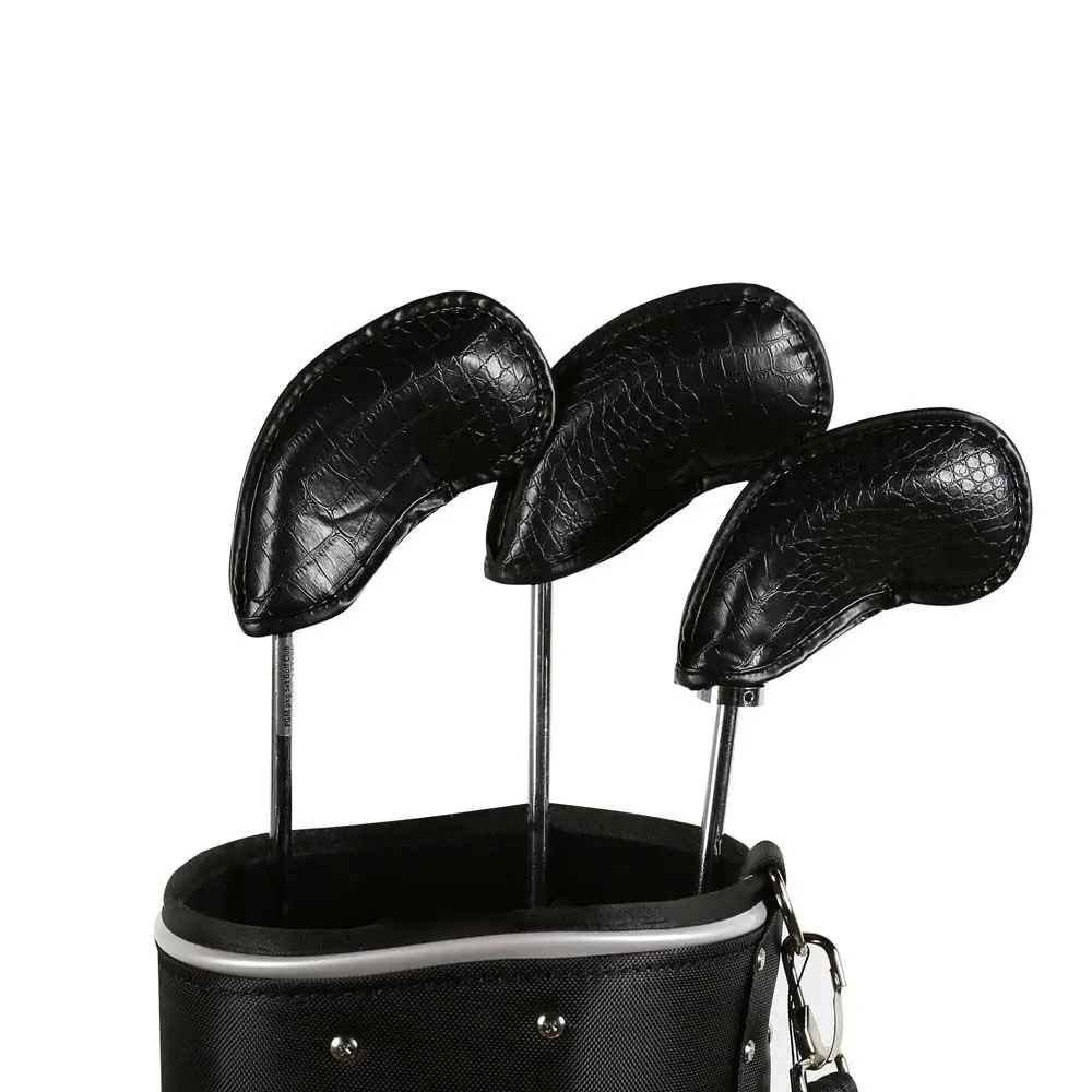 Case With Number Design PU Leather Protective Cover Golf Iron Headcover Golf Head Cover Golf Club Cover Golf Headcovers