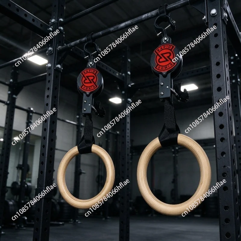 Birch Fitness Rings, Gymnastics Rings, Safe and Durable High Load-bearing Household Exercise Rings
