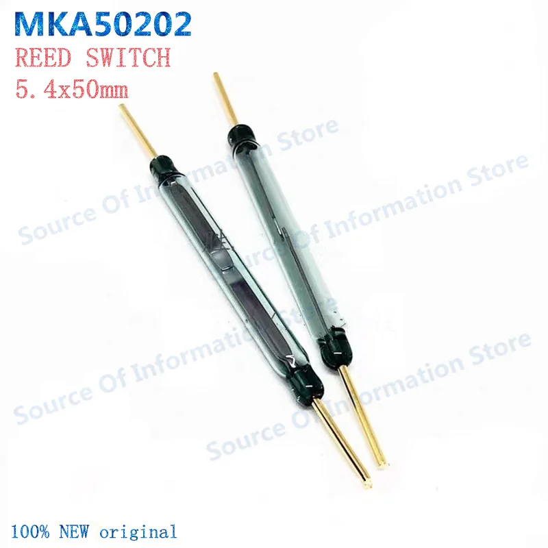 

MKA50202 Reed Switch 5.4x50mm Durable Magnetic Sensor for Electronic Devices 250W