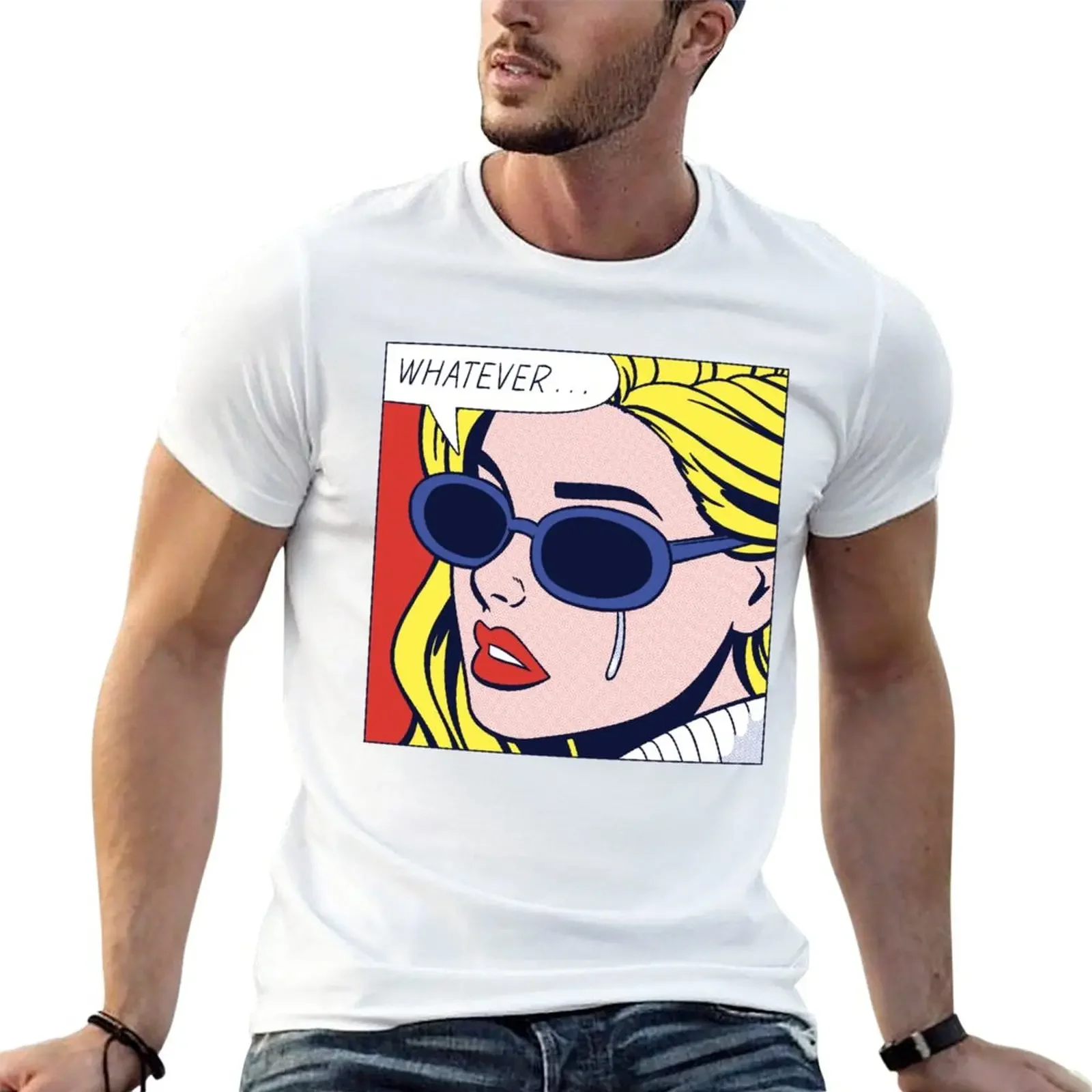 New Pop Whatever... T-Shirt Aesthetic clothing quick drying t-shirt mens clothing