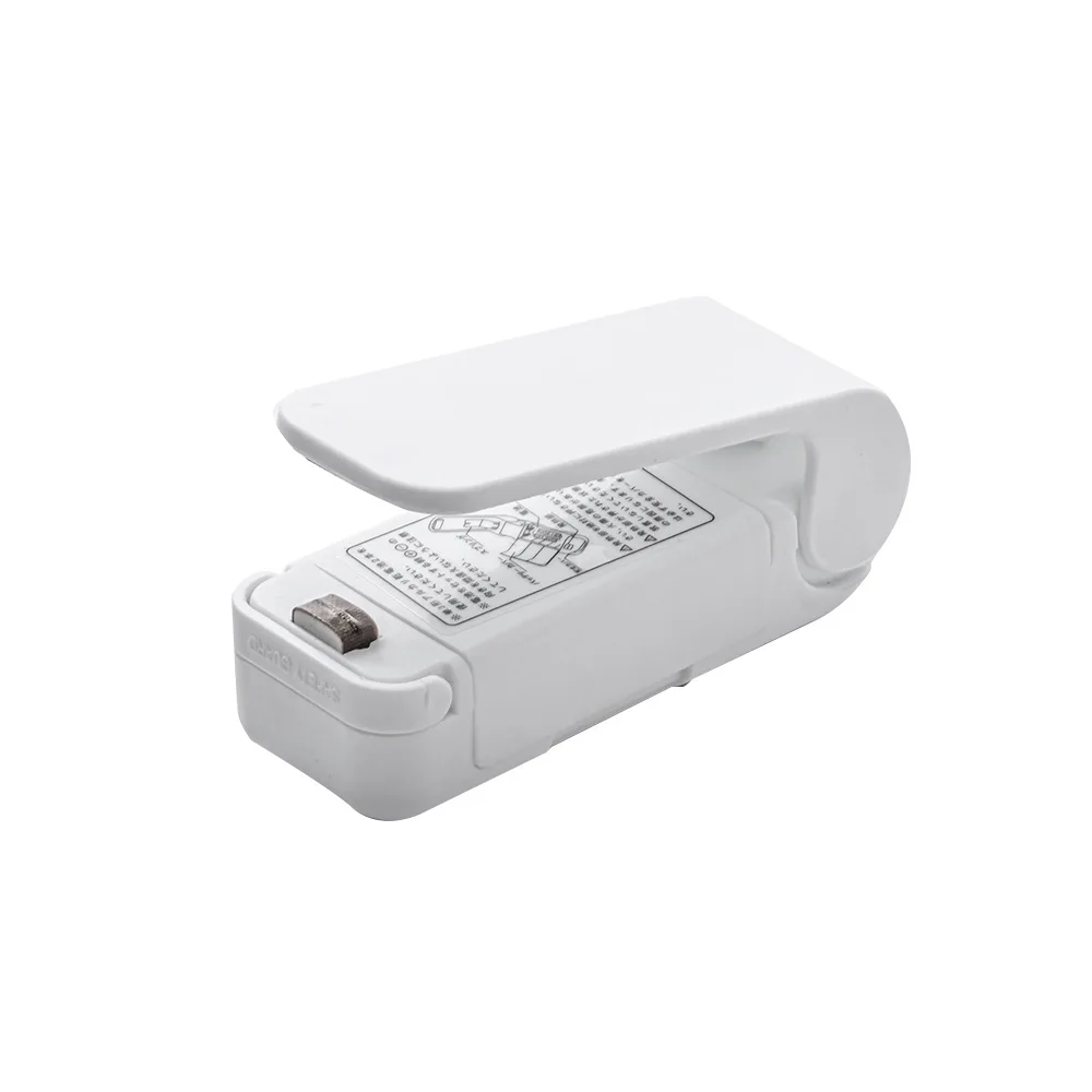 Mini Sealing Machine USB Rechargable Heat Sealer Storage Bag Plastic Package Food Sealer Clip Bag Handheld Food Heat Sealer view 6