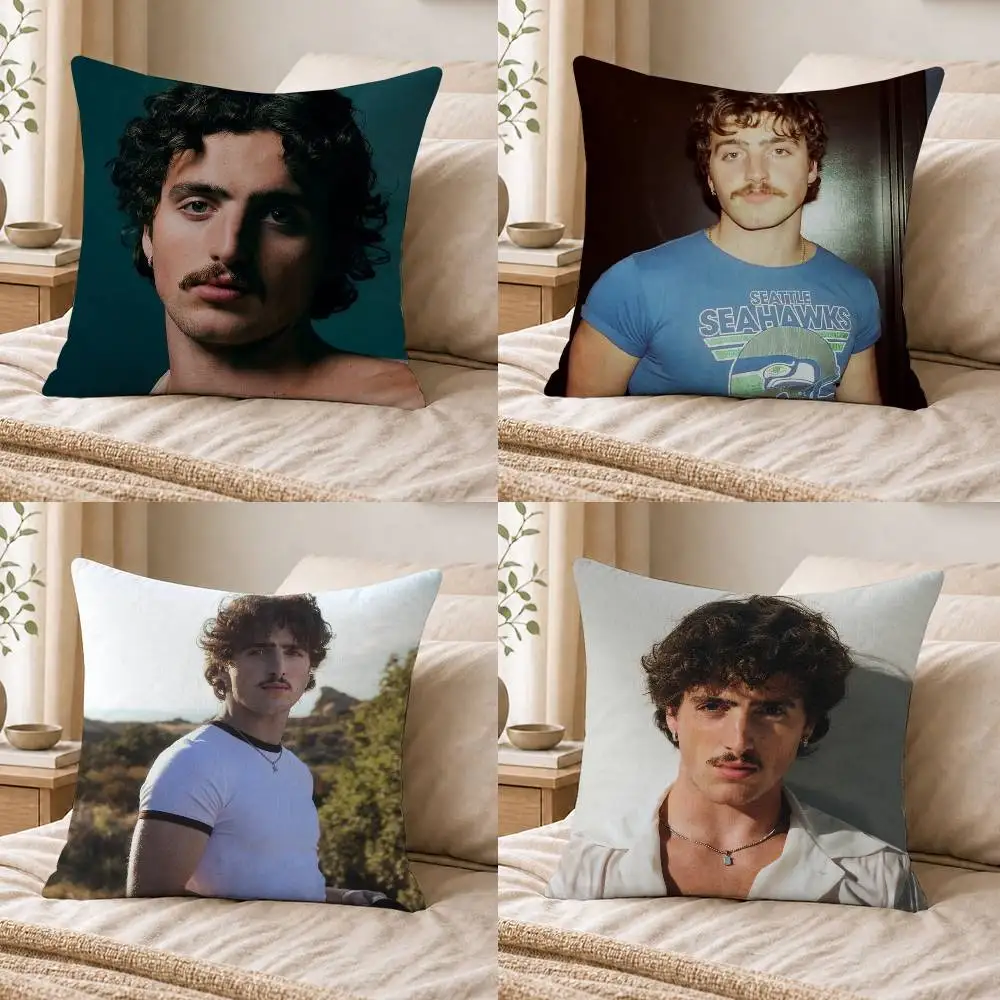 B-Benson B-Boone American Heart  Double-sided Printed Square Decorative Cushion Cover for Sofa Living Room Home Decor
