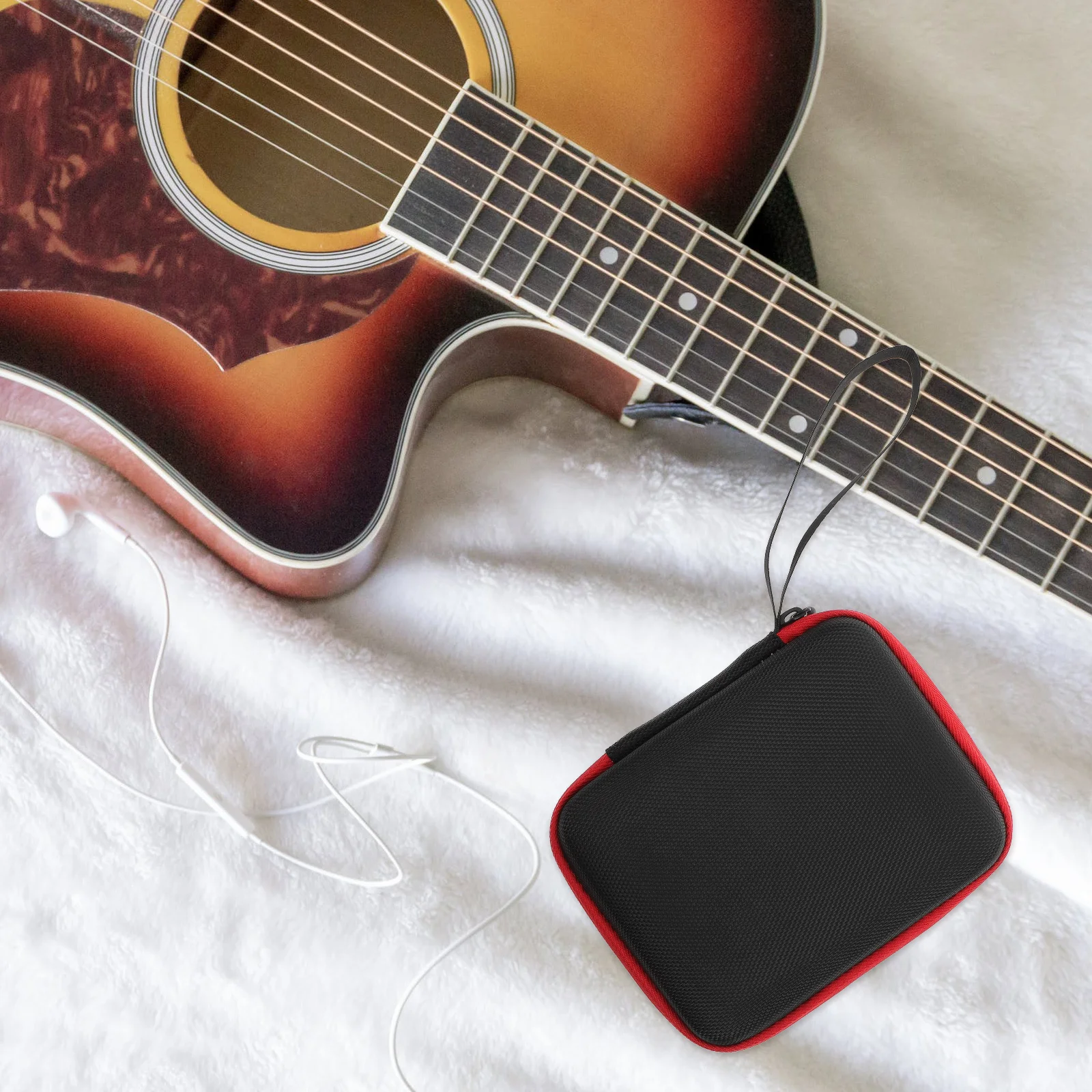 

Guitar Pick Bag Plectrums Acoustic Accessories Holder Storage Case Carrying All Size Picks Pouch Organizer