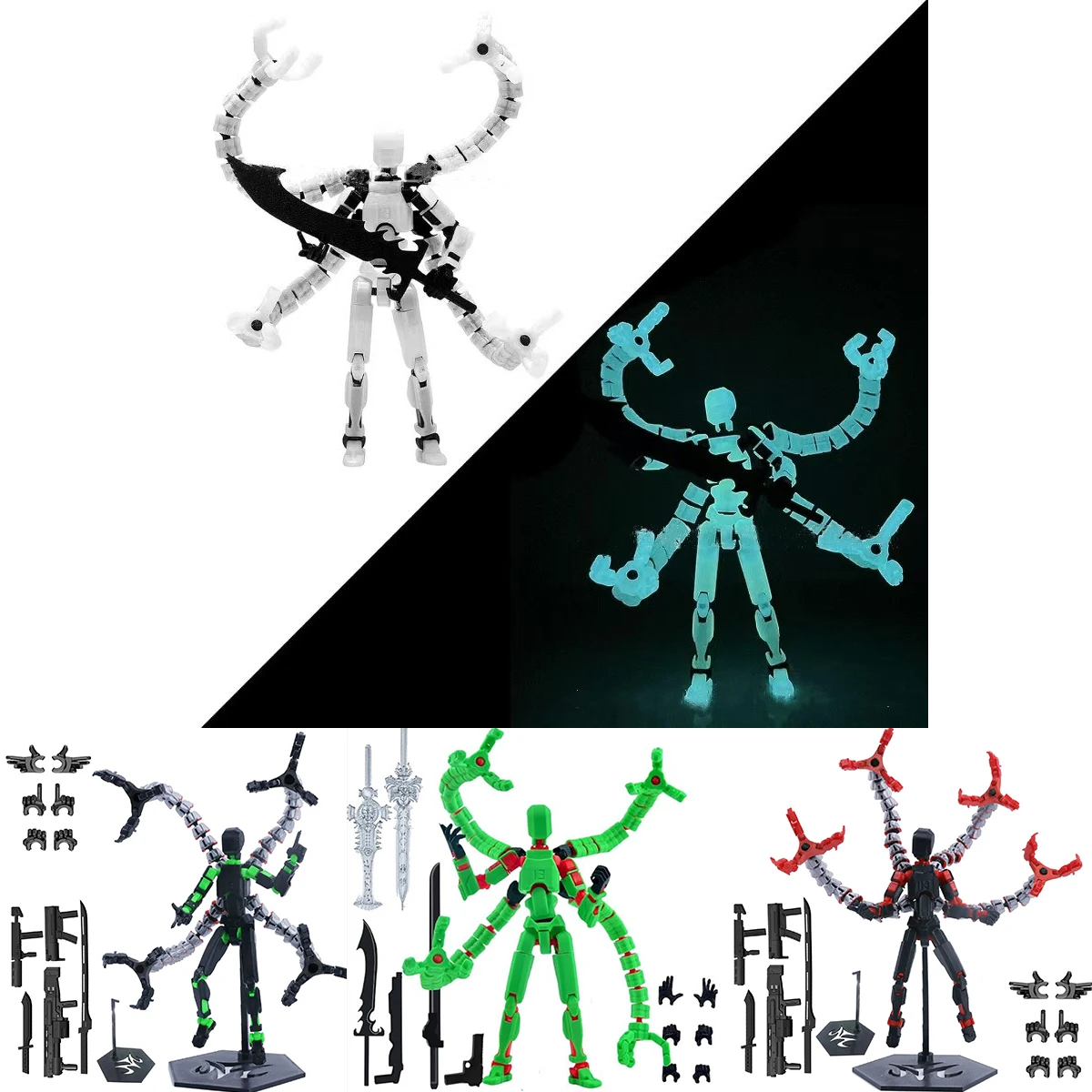 Фигурка-«сделай-сам»-Титан-13-многошарковые-игрушки-роботы-подвижная-фигурка-с-3d-принтом-снятие-стресса-декомпрессионная-игрушка-для-детей