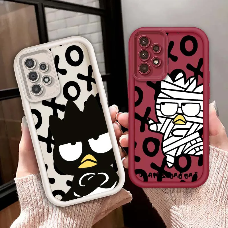 

Bad Badtz Maru Cute Sanrio Phone Case For Samsung A73 A72 A56 A55 A54 A53 A35 A32 A25 A24 A23 A21s A14 A05 5G Eye Ladder