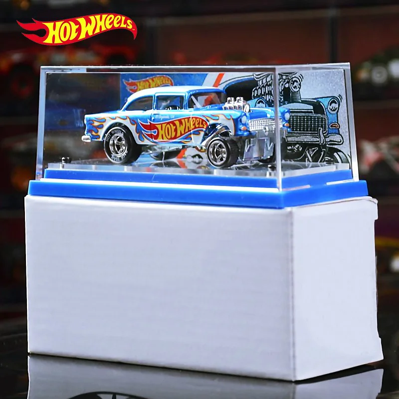 

2025 Original Hot Wheels Cars Rlc 55 Chevy Bel Air Gasser 1:64 Diecast Vehicle Model Cars Boys Toys Boys Birthday Collect Gifts