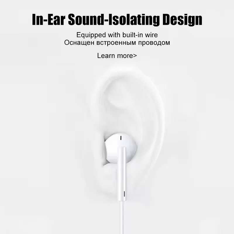 WANZP Type-C Wired Earbuds for iPhone 11-17