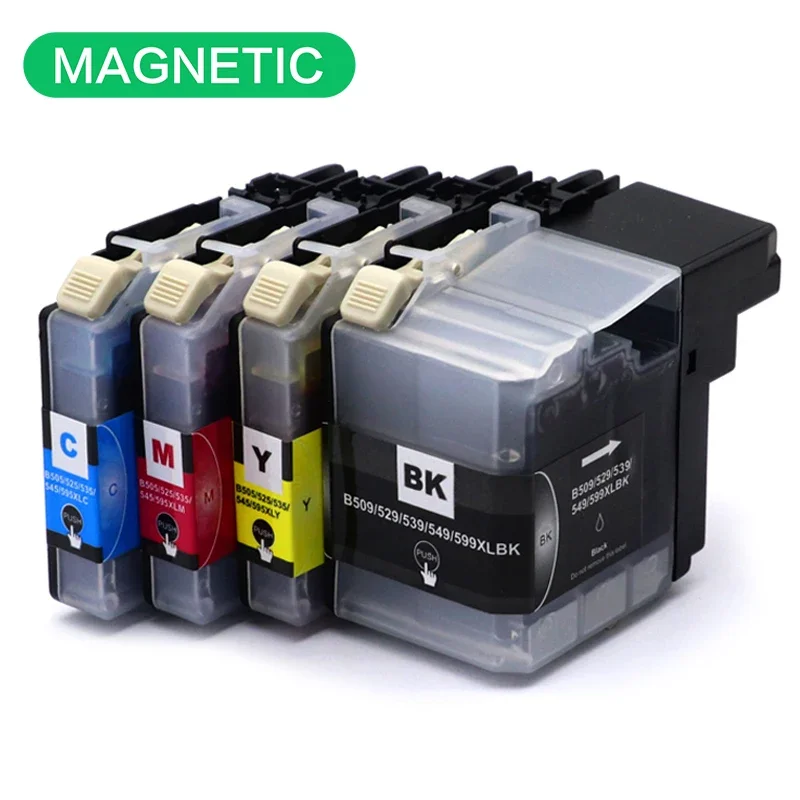 LC529 LC529XL Compatible Full Ink Cartridge for Brother LC529 LC 529 DCP-J100 DCP-J105 MFC-J200 Printer High Quality 4PK