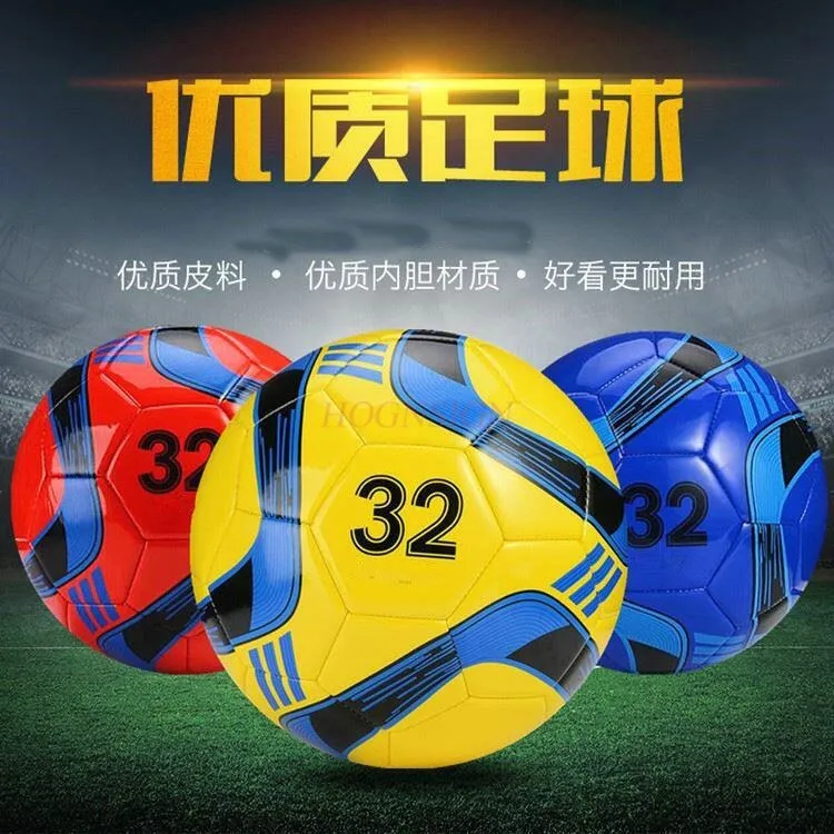 Pallone da calcio per adulti, durevole, in vera pelle morbida, per bambini, per la scuola primaria, per l'asilo