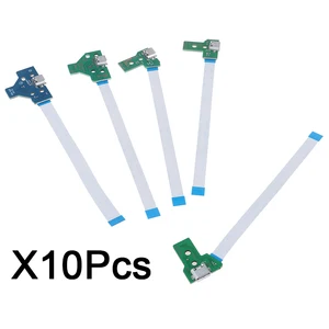 10 adet usb şarj portu soket devre için 12pin jds 011 030 040 055 14pin 001 konektörü ps4 denetleyici çift replaceme 8 ve size ps4'ü söyleyecek en büyük satışlar-no. 7