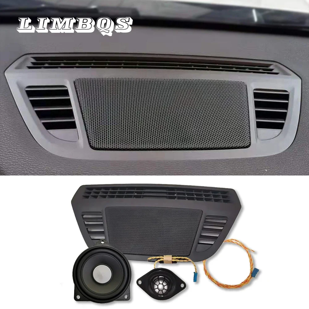 

Car central control for bmw f47 f48 X1 X2 Audio speaker dashboard cover trim tweeter loudspeaker decoration