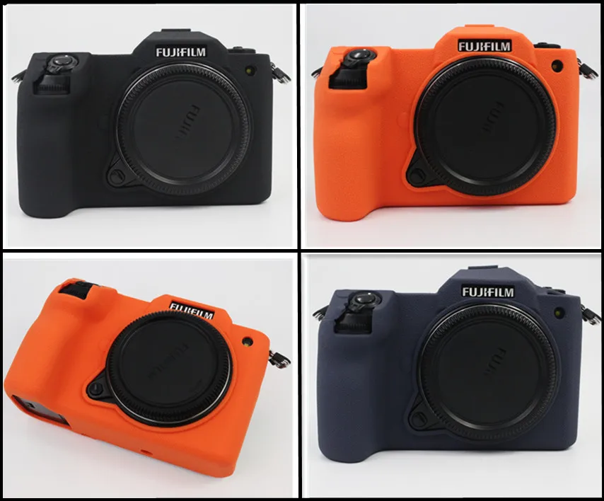 

Soft Silicon Sleeve Armor Skin Case Body Cover Protector for Fujifilm GFX100S GFX50S ii Mirrorless Camera Protective Video Bag