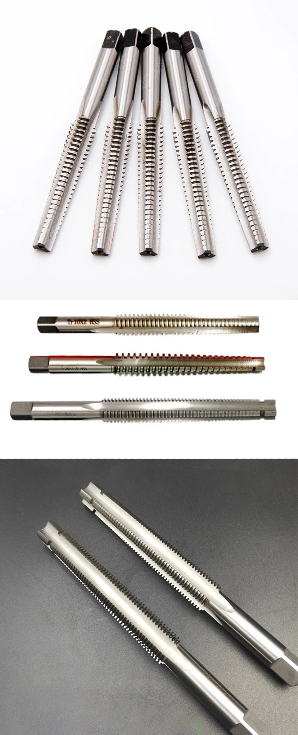 YZH TR HSS Trapezgewindebohrer und Trapezgewindebohrer Rechts Links TR6 TR8 TR10 TR12 TR16 TR18 TR20-TR44 Gewindeschneidwerkzeug – Detail 5