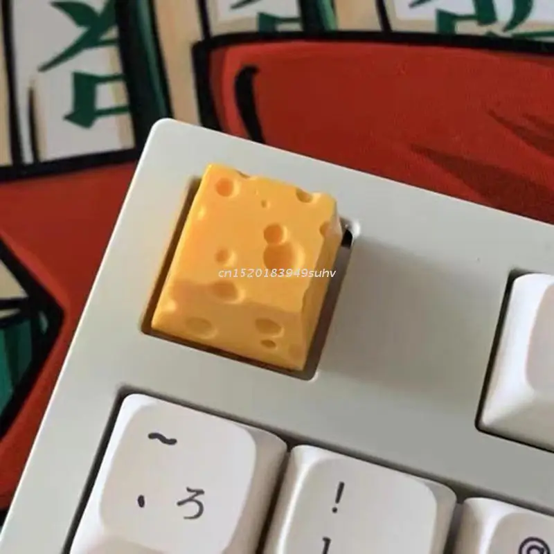 Resina keycap esc teclado mecânico tampas chaves para cereja mx switches teclados diy personalidade chave queijo bolo r4