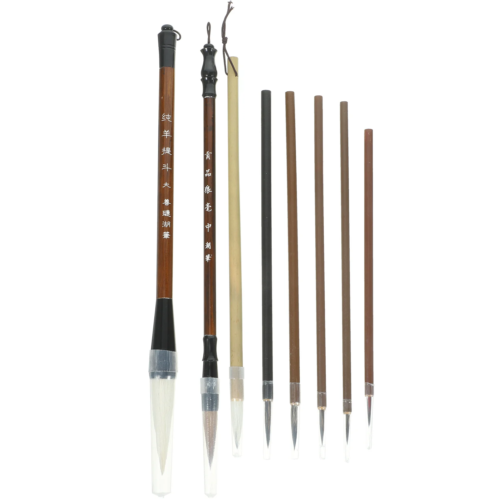 1 مجموعة فرشاة الخط الصيني مجموعة مقبض خشبي للرسم رسم الكتابة الحبر الفن القرطاسية المهنية أداة الألوان المائية #2