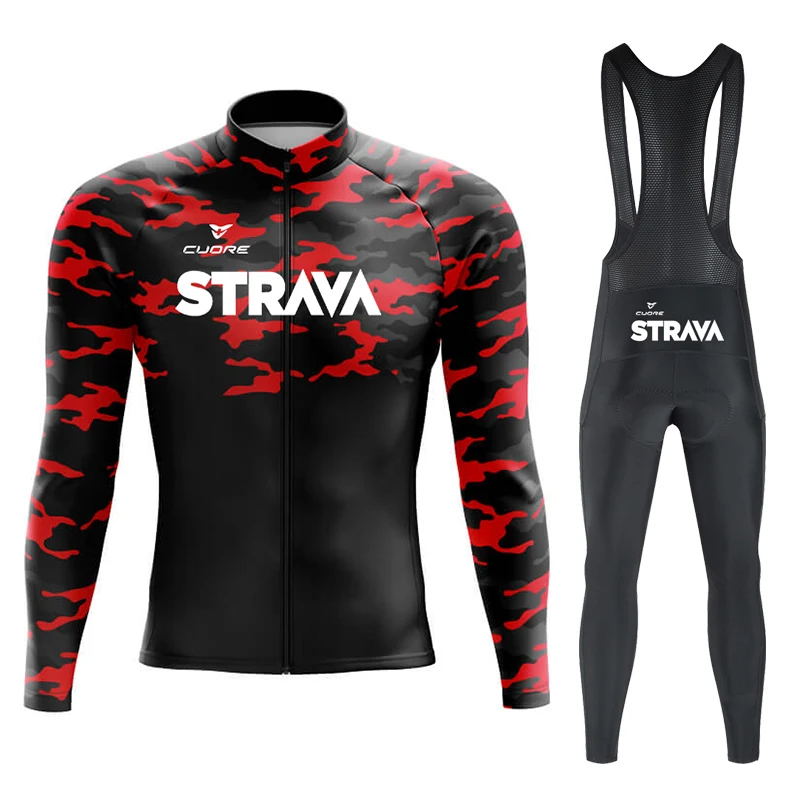 

CUDRE STRAVA Mens Cycling Clothes for Men Cycling Men's Clothing Bib Cycle Jersey Sets Bicycle Pants Mtb Clothing Man Bicycles