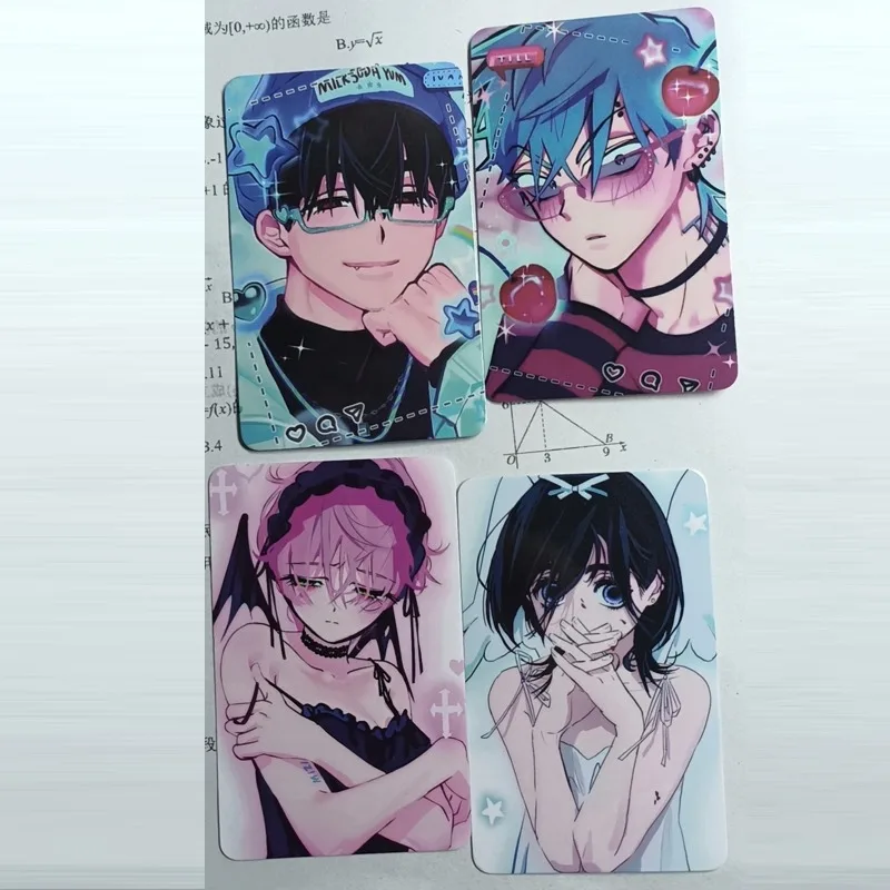 

4Pcs/Pack High Guality Alien Stage TV Merch Fans Collection Character Cards Ivan Till Sua Mizi Valentine's Day Gift