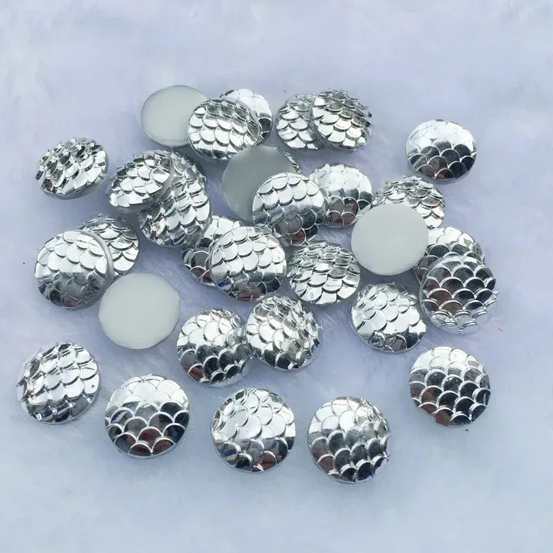 80pcs 12mm Mermaid Fish Scale  - огляд і ціна Embellishment Glue Craft