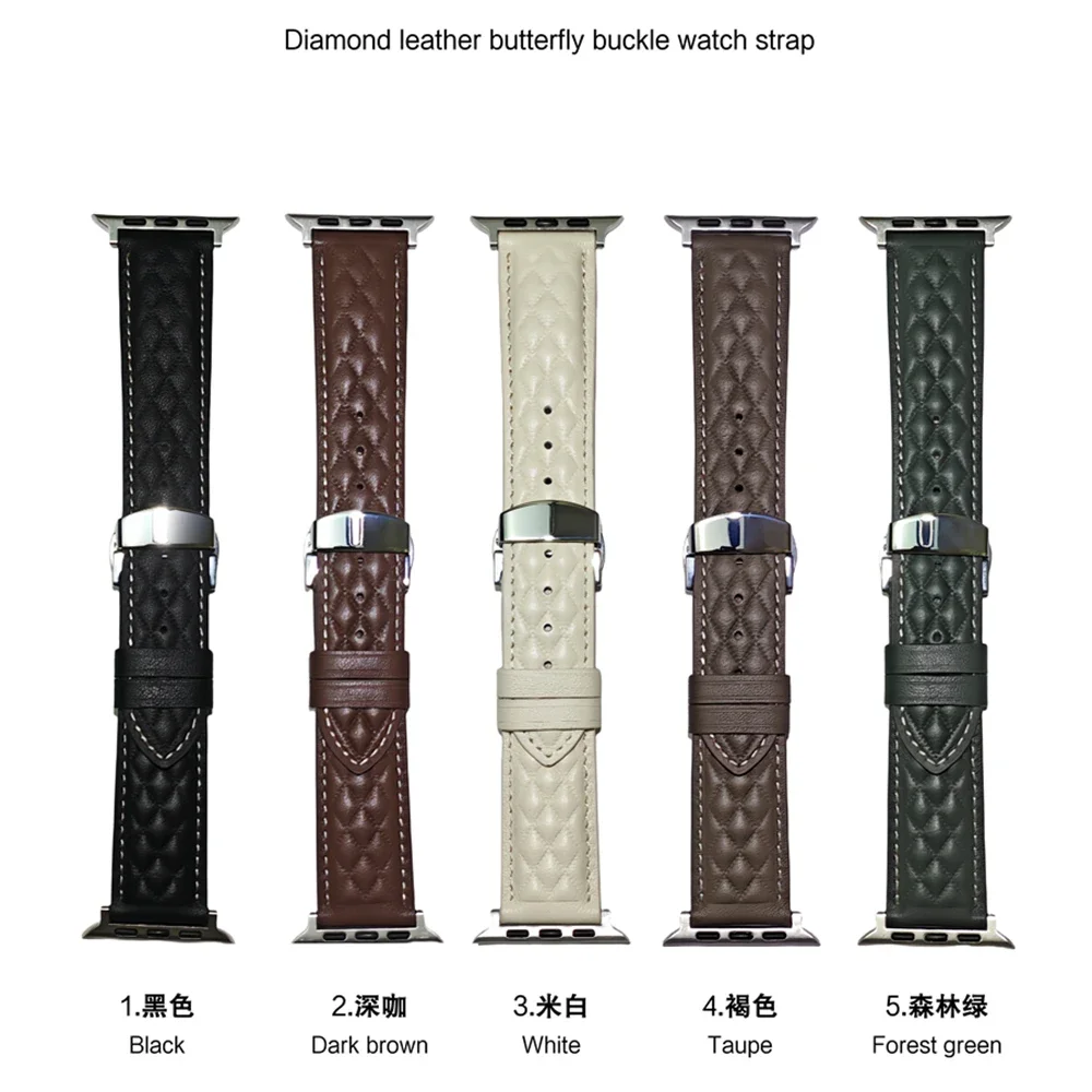 Lederarmband für Apple Watch 10 46 mm 42 mm 41 mm 45 mm 44 mm 40 mm 38 mm 49 mm Gürtelarmband iWatch Serie 10 9 8 7 6 SE Ultra 2 Band