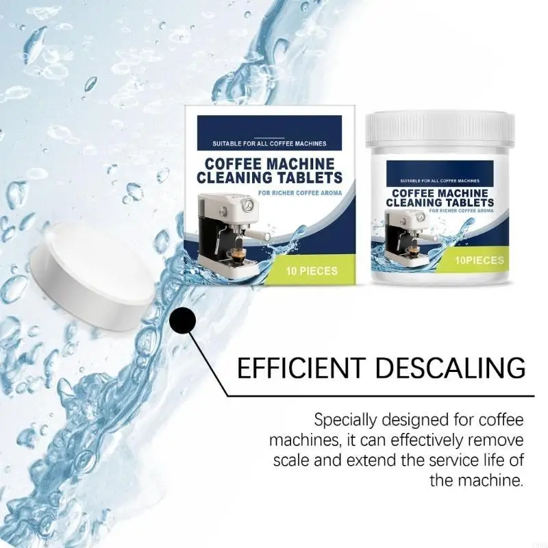 Biodegradable Coffee Machine Sanitizing Tablets Coffee Grinder Maintenance Tablets Espresso Machine Cleaning Supplies 