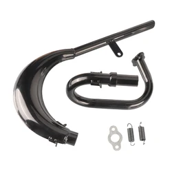 Split Pipe Exhaust Muffler For 2 Stroke 50cc 66cc 80cc 100cc Engine Gas Motorized Bicycle Motor Bike Parts
