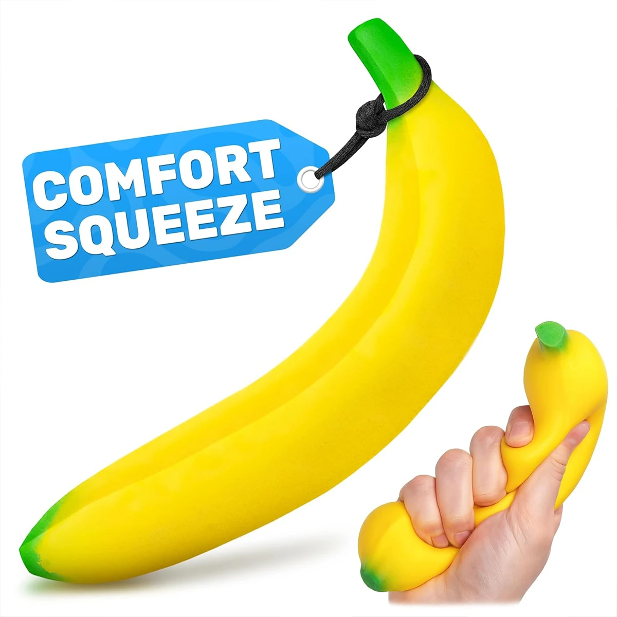 Pacote com 3/2/1 Peças de Brinquedos Ultra-Macios em Forma de Banana, Brinquedos Realistas em Forma de Banana que Também Podem Ser Usados