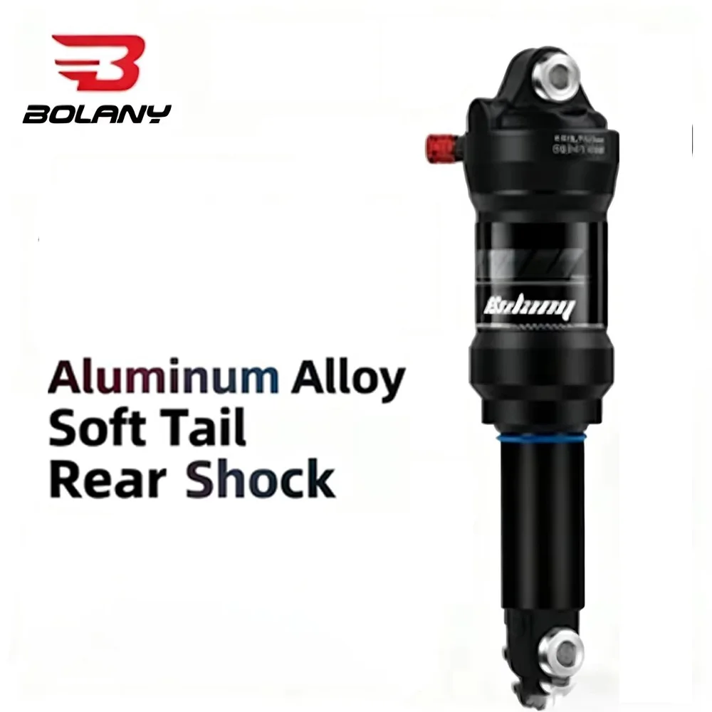 

BOLANY Mountain Bike Rear Shock Absorber 165mm/190mm - Air Suspension with Damping Adjustment for Downhill Full Suspension MTB