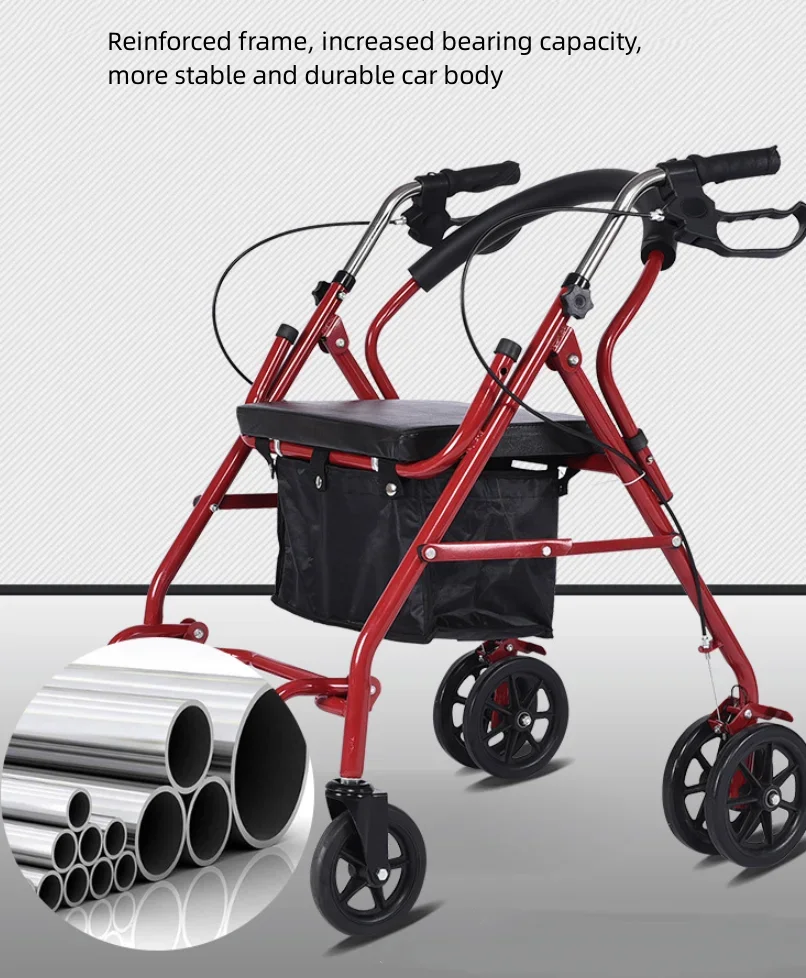 Walking aid for elderly people walking aid assisted car shopping cart Shopping supermarket car