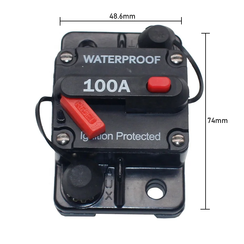 General Hi-amp Molded Case Resettable Thermal Switch 30A 50A 60A 80A 100A 120A 150A 200A48V DC  Residual Current circuit breaker