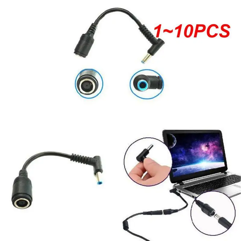 7.4mm*5.0mm Female To 4.5mm*3.0mm Elbow 7.4 To 4.5 Suitable For HP Dell Blue Tips Power Adapter Cable Adapter Connector