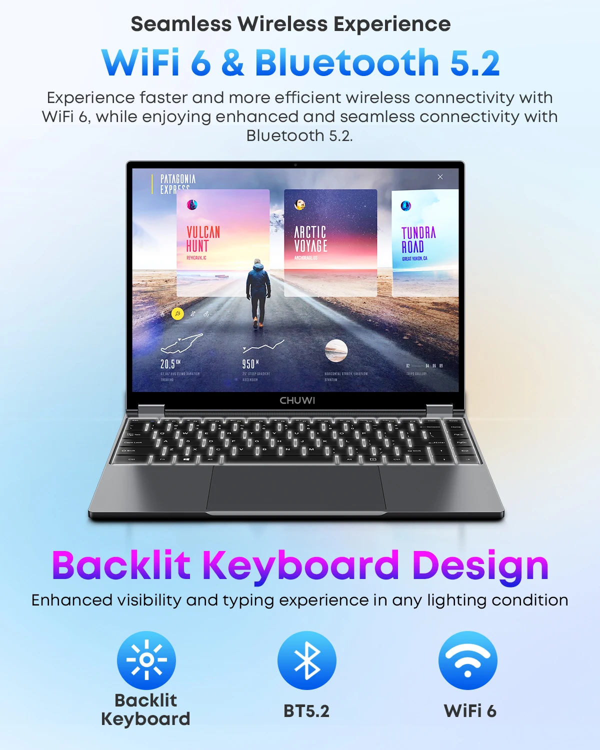 CHUWI 프리북 2-in-1 노트북 13.5인치 인텔 N150(최대 3.6GHz) 16GB LPDDR5 RAM 512GB SSD FHD 2520x1680 WiFi 6 BT5.2 윈도우 11