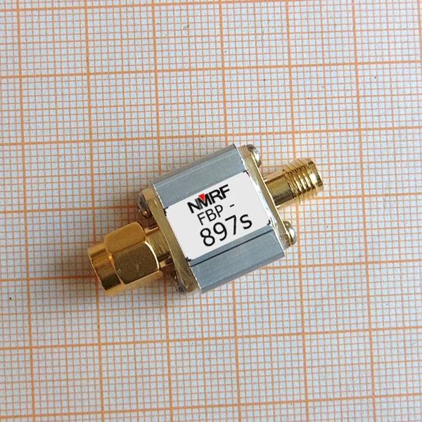 

897.5 MHz 880-915MHZ EGSM dedicated SAW bandpass filter, 35MHz bandwidth, SMA interface