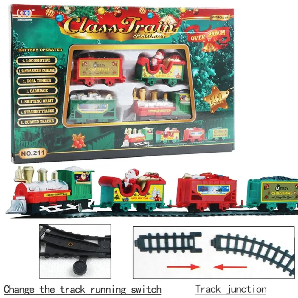 Christmas Train Track Toys Christmas Gifts Christmas Home Decoration Decoration Children's Train Toys Home Decoration Accessorie