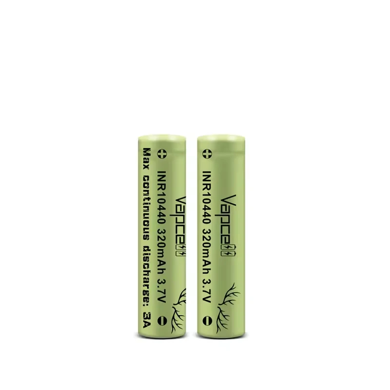 50pcs/lot Original Cost Effective Vapcell 10440 320mah Battery 3A 3.7V INR10440 Rechargeable Lithium Batteries for Flashlight