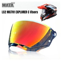 HOT LS2 MX701 EXPLORER C Motocross Detachable Rally Off-road Motorcyle Helmet Replacement Visors Extra Shield Lens