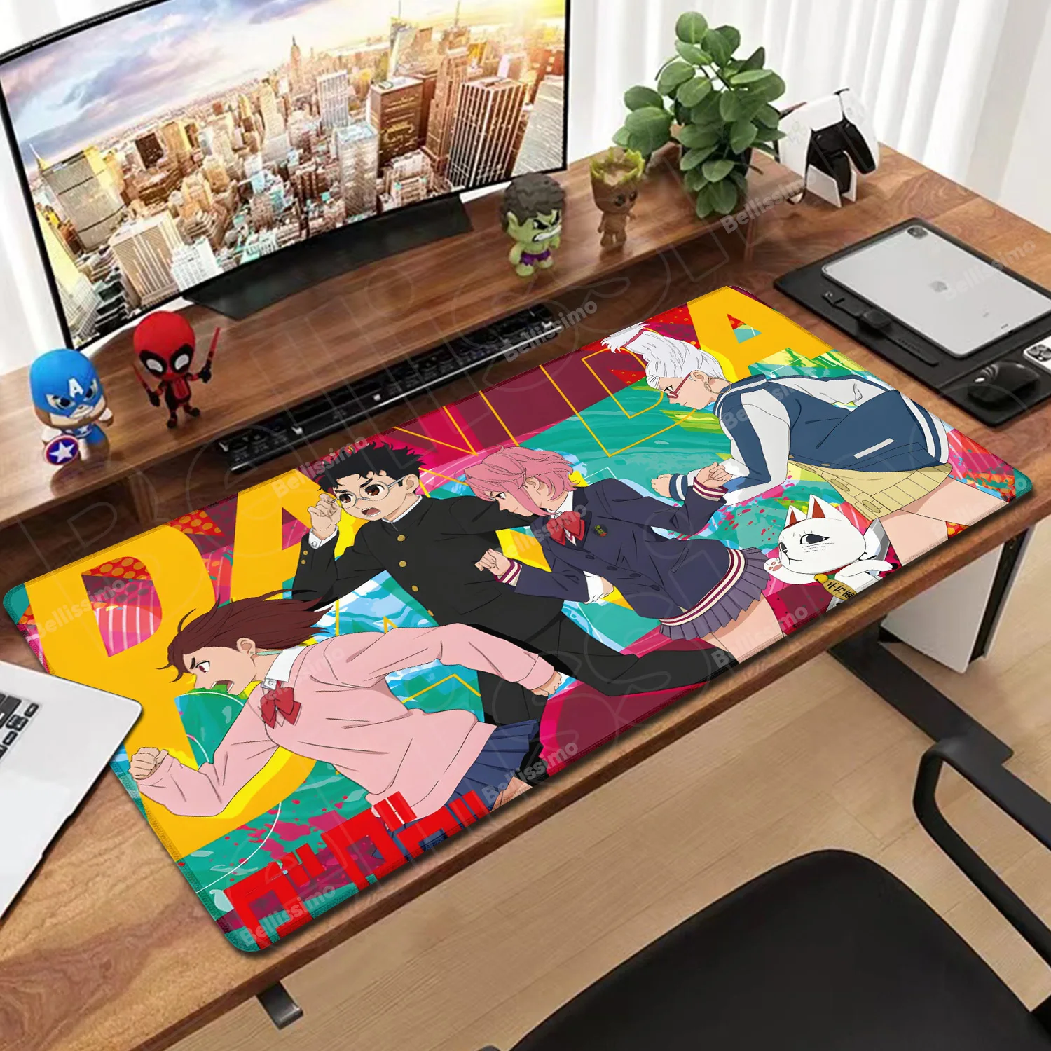 New Anime Mouse Pad PC Gaming Mousepad Dandadan Ayase Momo Takakura Ken Seiko Keyboard Desk Mat Laptop Non-slip Rubber Table Mat