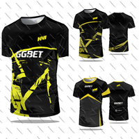 Esports CS GO Game Navi Team Uniform T-shirt Games Player Contest Quick Dry Sports Training T-Shirts Breathable Wear Men's Tees
